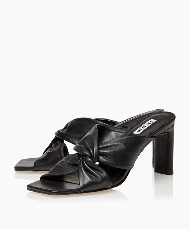 Dune London Magnet Women's Heeled Sandals Black | PJQ-059612