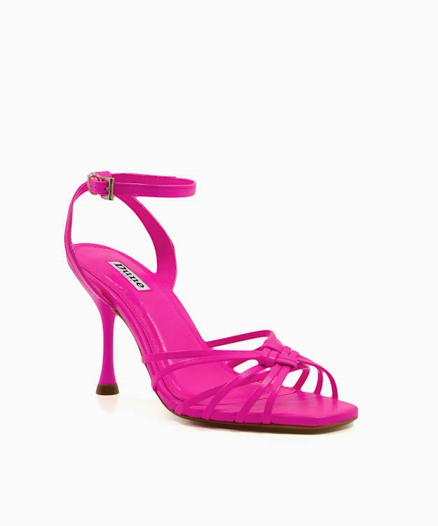 Dune London Manner Women's Heeled Sandals Pink | YET-194083