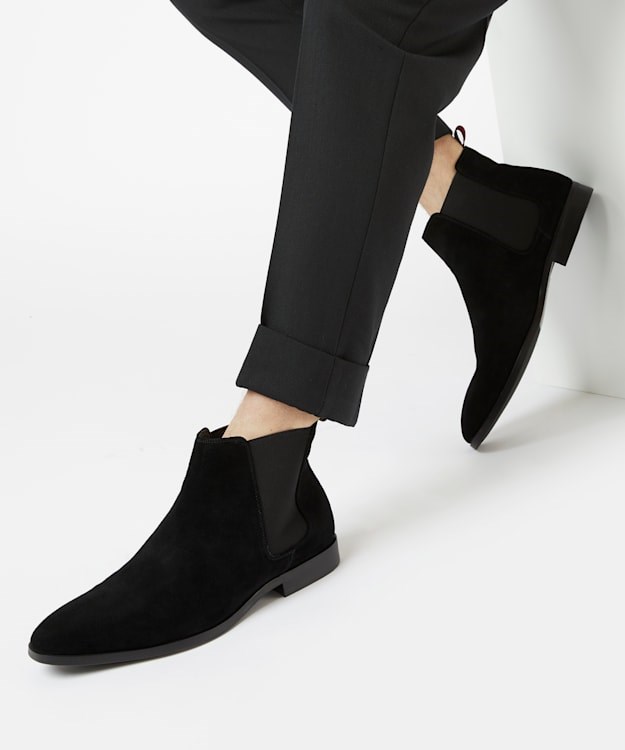 Dune London Mantle Men's Chelsea Boots Black | BHW-052176