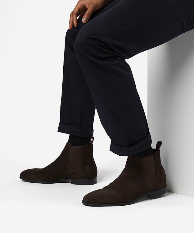 Dune London Mantle Men's Chelsea Boots Brown | YRD-185794