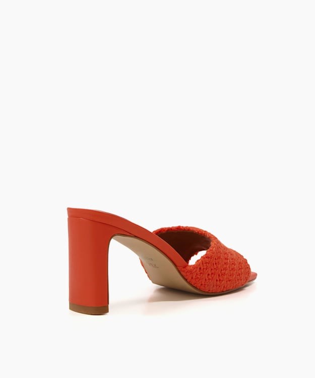 Dune London March Women's Mules Orange | LQD-407631