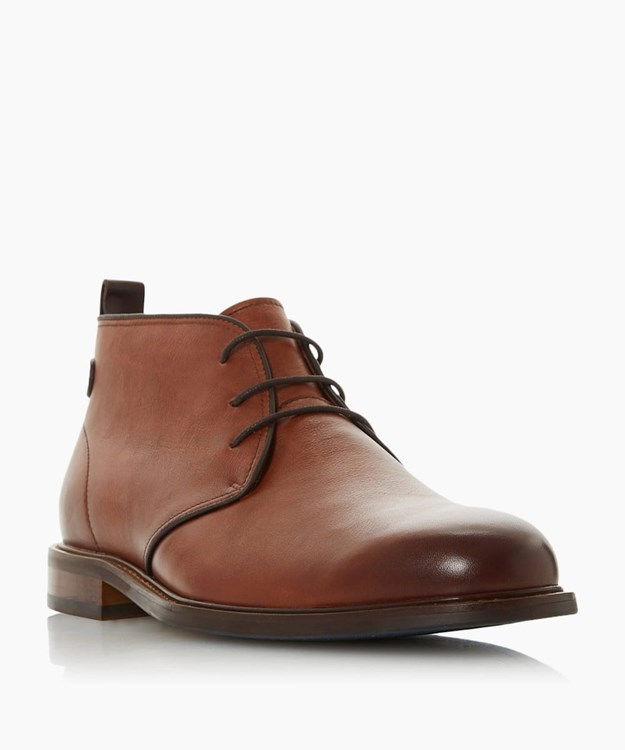 Dune London Marching Men's Chukka Boots Brown | HTS-549360