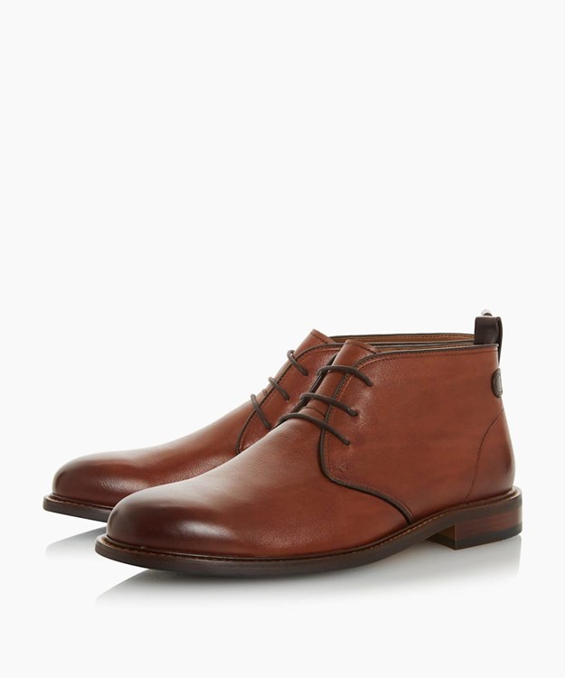 Dune London Marching Men's Chukka Boots Brown | HTS-549360