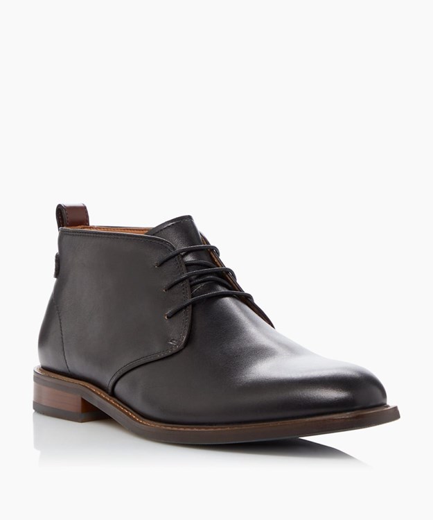 Dune London Marching Men's Chukka Boots Black | VGX-182043