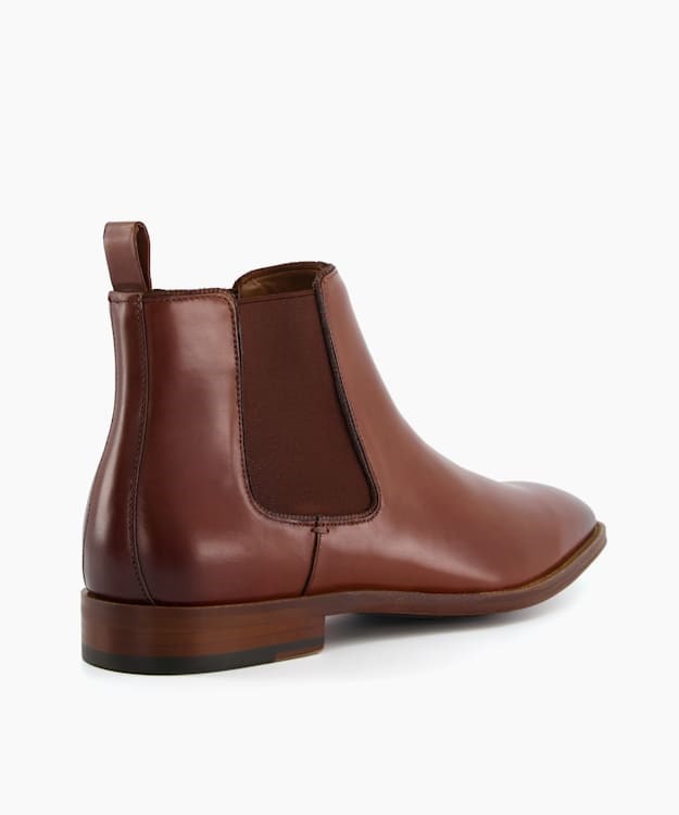 Dune London Market Men's Chelsea Boots Brown | TSB-764302