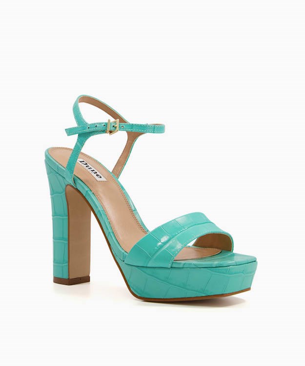 Dune London Matche Women's Heeled Sandals Blue | WKV-815236