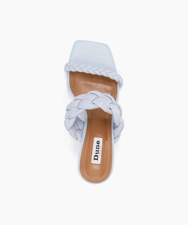 Dune London Message Women's Mules Blue | UFS-416258