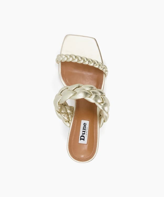 Dune London Message Women's Mules White | KCX-061325