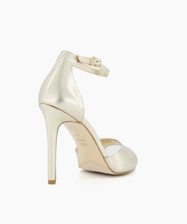 Dune London Mistie T Women's Heeled Sandals White | RWA-839652