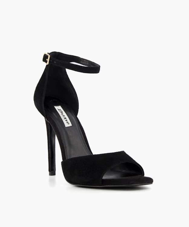 Dune London Misties Women's Heeled Sandals Black | GQF-352406