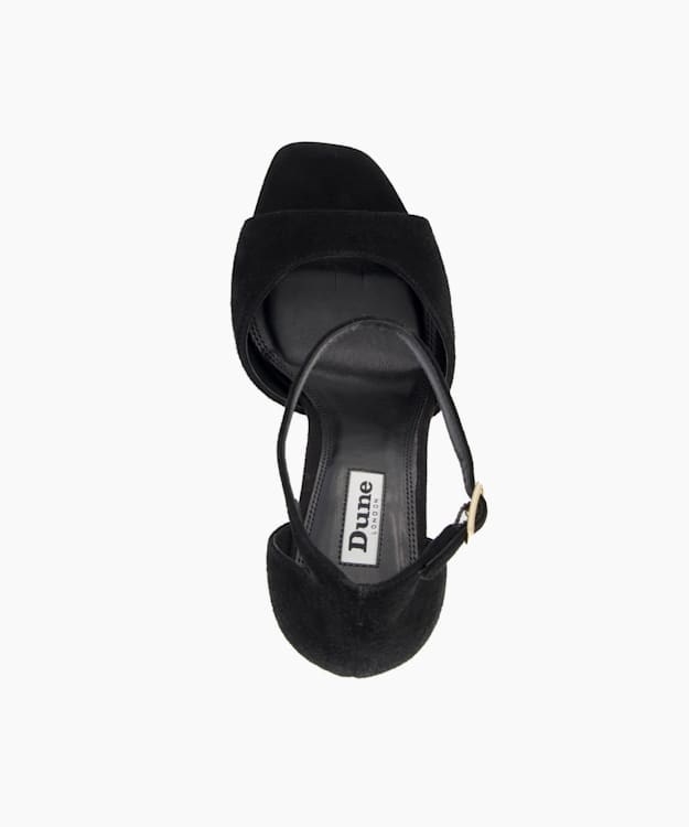 Dune London Misties Women's Heeled Sandals Black | GQF-352406