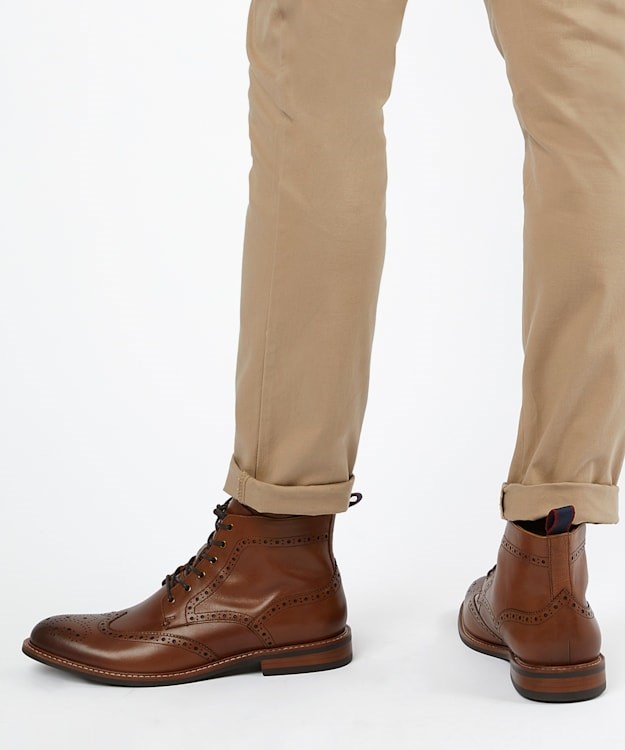 Dune London Morale Men's Smart Boots Brown | IDR-918347