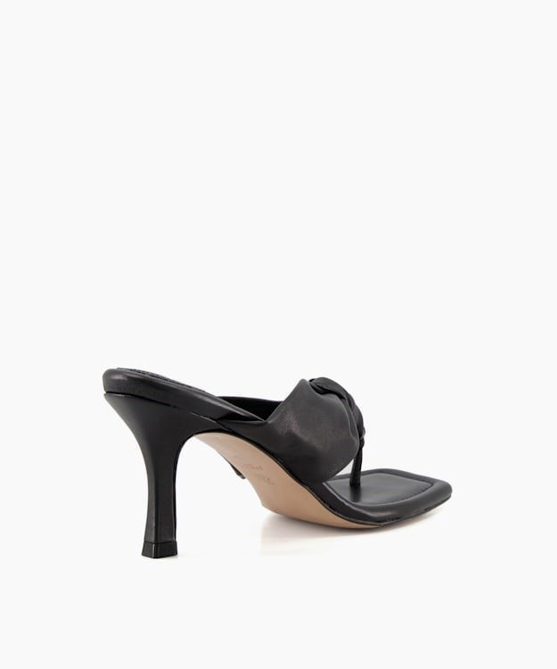 Dune London Mykonos Women's Heeled Sandals Black | RIT-920138