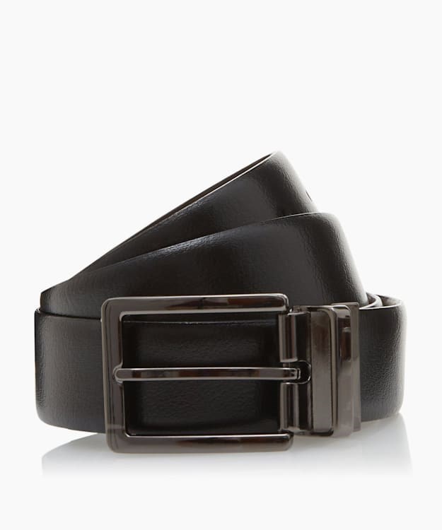 Dune London Opra Men\'s Belts Black | QBO-360571