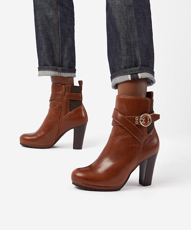 Dune London Oreana Women's Ankle Boots Brown | SYN-829651