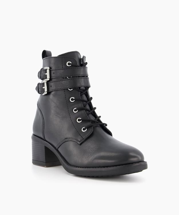 Dune London Paxan Women's Ankle Boots Black | OIQ-129807