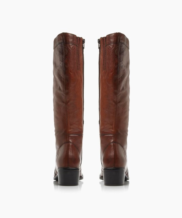 Dune London Pixie D Women's Knee High Boots Brown | CLY-186934