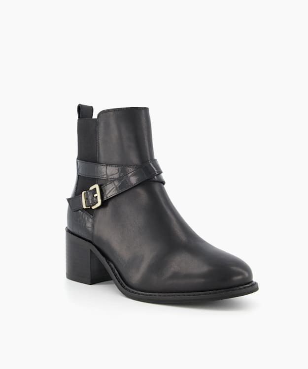 Dune London Poet Women's Ankle Boots Black | ZJI-178562