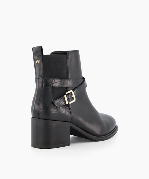 Dune London Poet Women's Ankle Boots Black | ZJI-178562