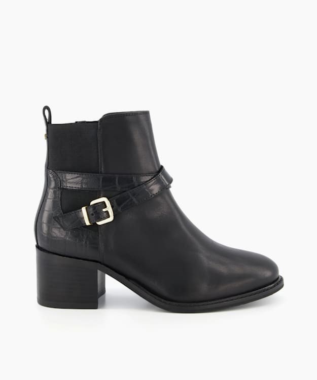 Dune London Poet Women\'s Ankle Boots Black | ZJI-178562