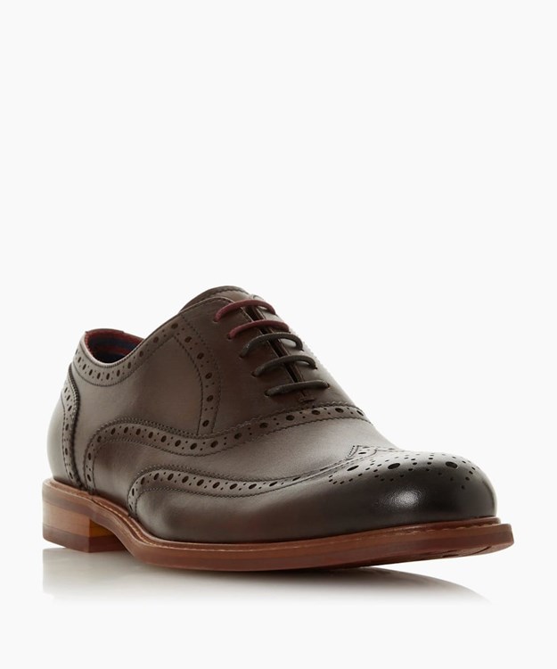 Dune London Pollodium Men's Brogues Shoes Brown | ENL-519347