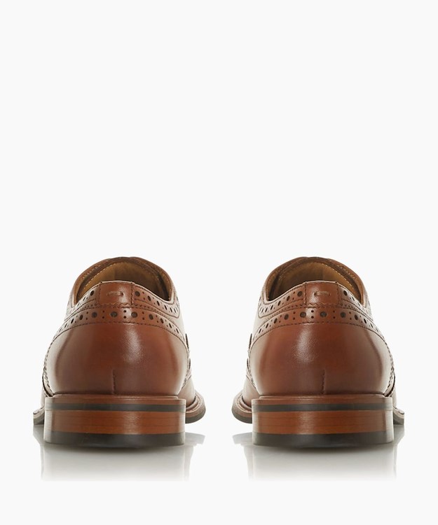 Dune London Pollodium Men's Brogues Shoes Brown | OLK-827356