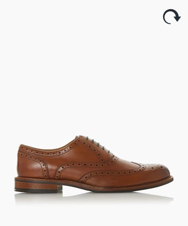 Dune London Pollodium Men's Brogues Shoes Brown | OLK-827356