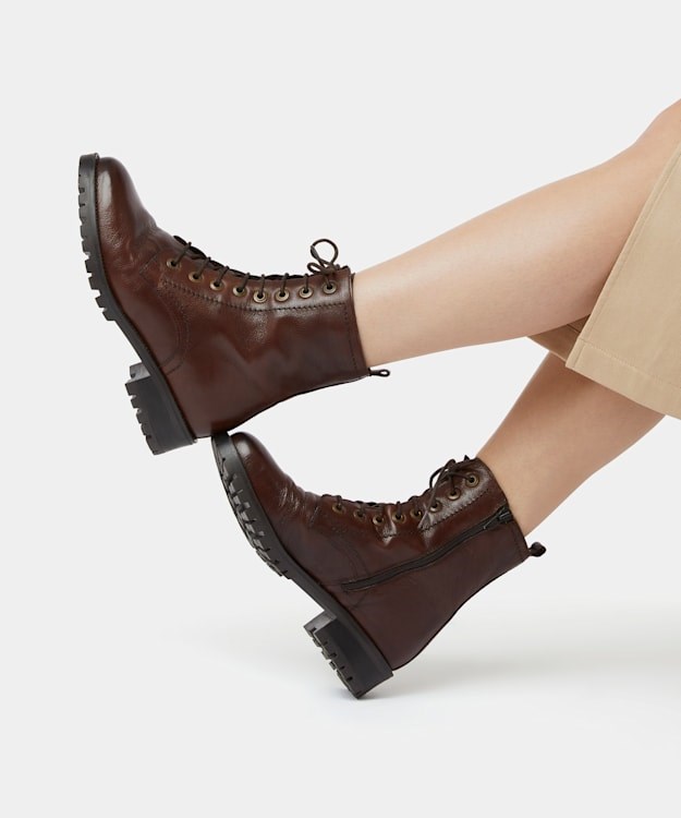 Dune London Prestone Women's Ankle Boots Brown | WGI-862450