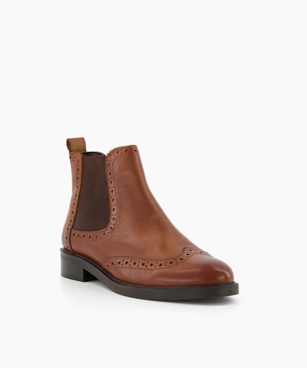 Dune London Quest Women's Chelsea Boots Brown | VKZ-421389