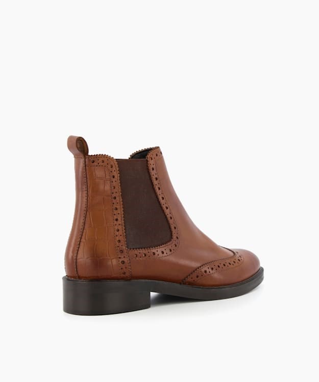 Dune London Quest Women's Chelsea Boots Brown | VKZ-421389