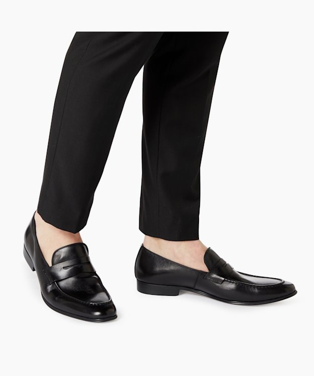 Dune London Racehorse C Men's Loafers Black | PUB-698573