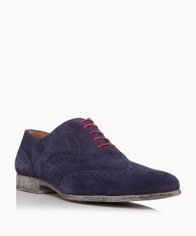 Dune London Rayman Tc Men's Smart Shoes Blue | RTI-903216