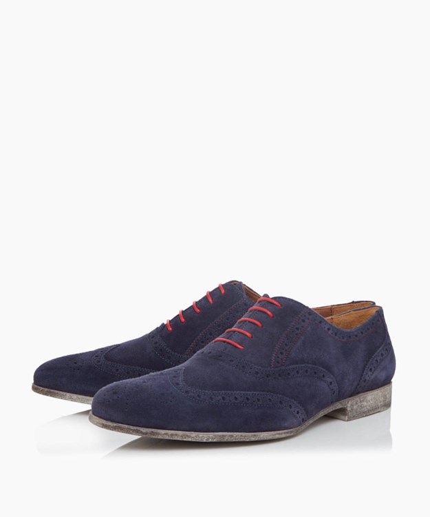 Dune London Rayman Tc Men's Smart Shoes Blue | RTI-903216