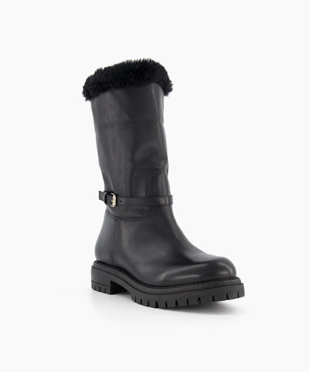 Dune London Regents Women's Calf Boots Black | RVE-691038