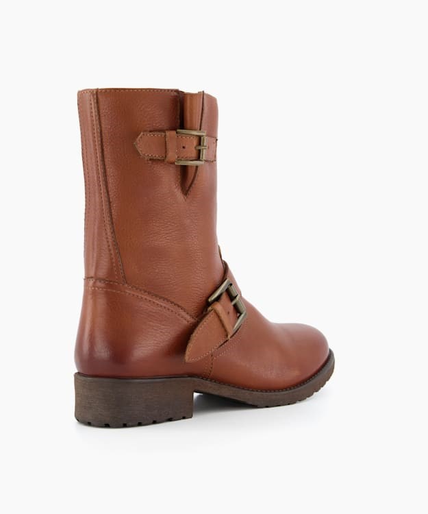 Dune London Rokka Women's Calf Boots Brown | WFP-467809