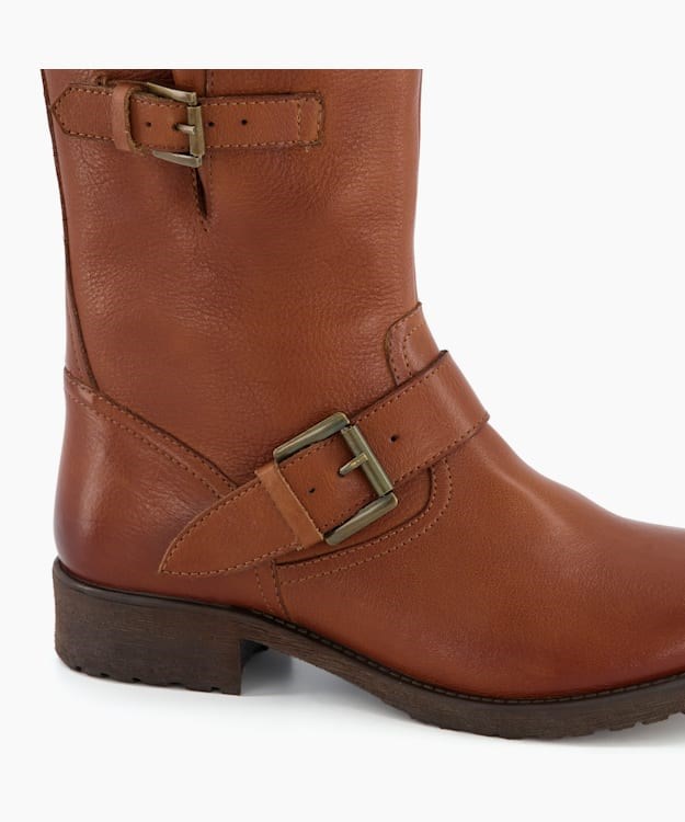 Dune London Rokka Women's Calf Boots Brown | WFP-467809