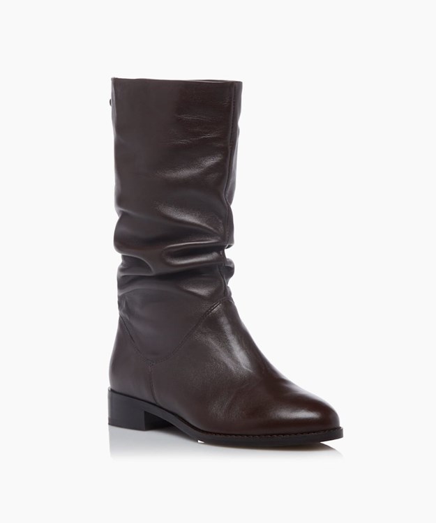 Dune London Rosalindas Women's Calf Boots Brown | ALQ-169743