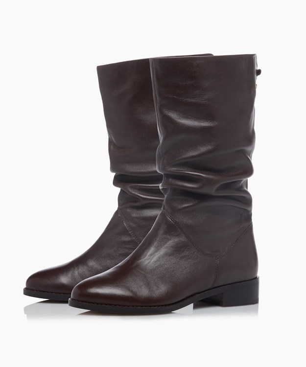 Dune London Rosalindas Women's Calf Boots Brown | ALQ-169743