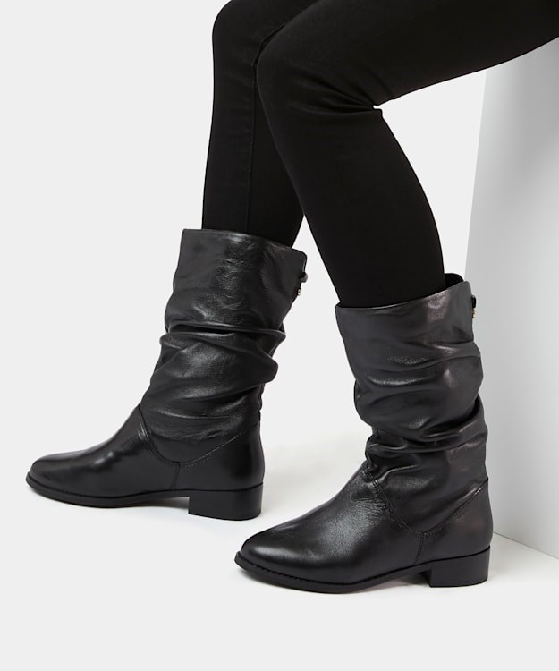 Dune London Rosalindas Women's Calf Boots Black | XUP-657139