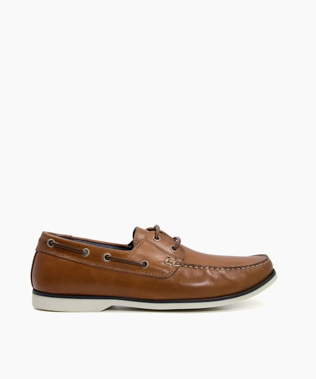 Dune London Sail Men\'s Boat Shoes Brown | AQK-097246