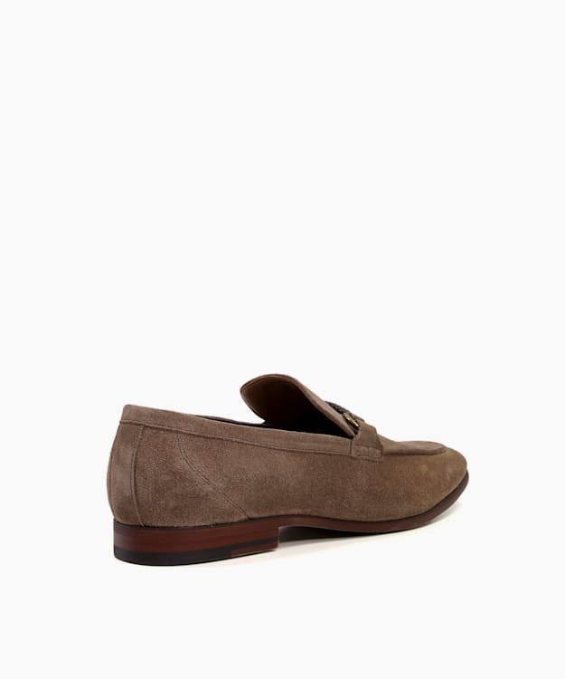 Dune London Santino Men's Loafers Grey Brown | NXE-583709