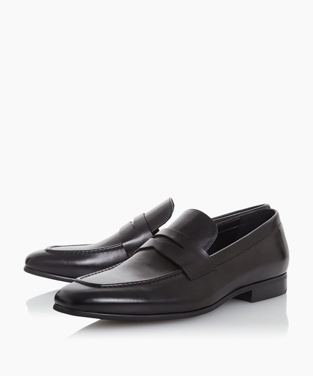 Dune London Server Men's Loafers Black | UAK-947351