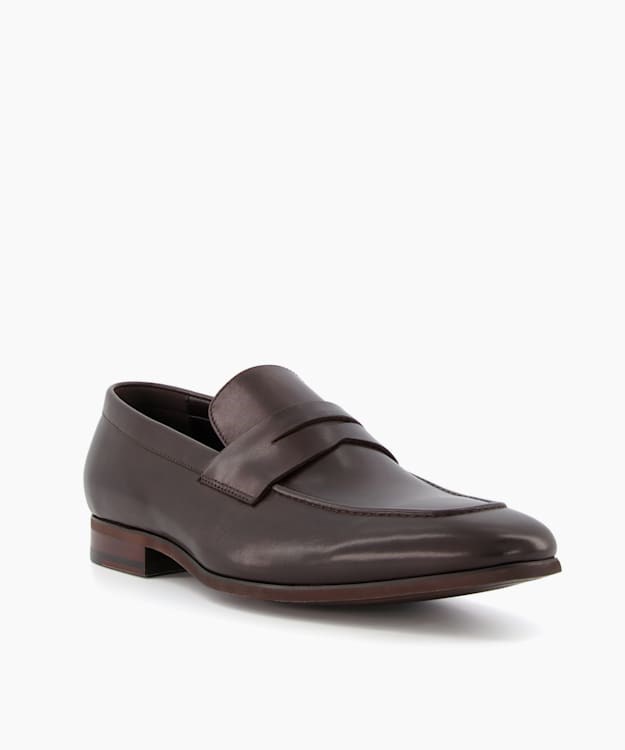 Dune London Server Men's Loafers Brown | WDQ-527496