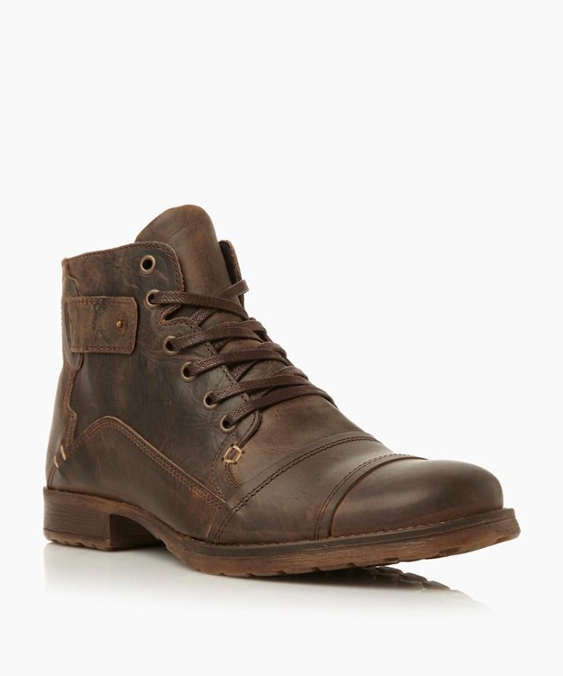 Dune London Simon Men's Casual Boots Brown | WAE-501694