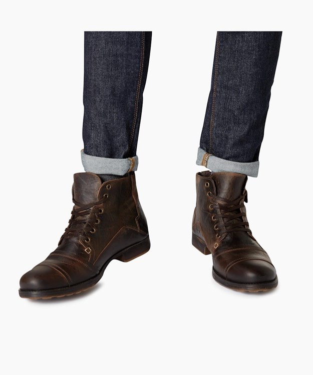 Dune London Simon Men's Casual Boots Brown | WAE-501694