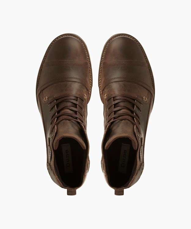 Dune London Simon Men's Casual Boots Brown | WAE-501694