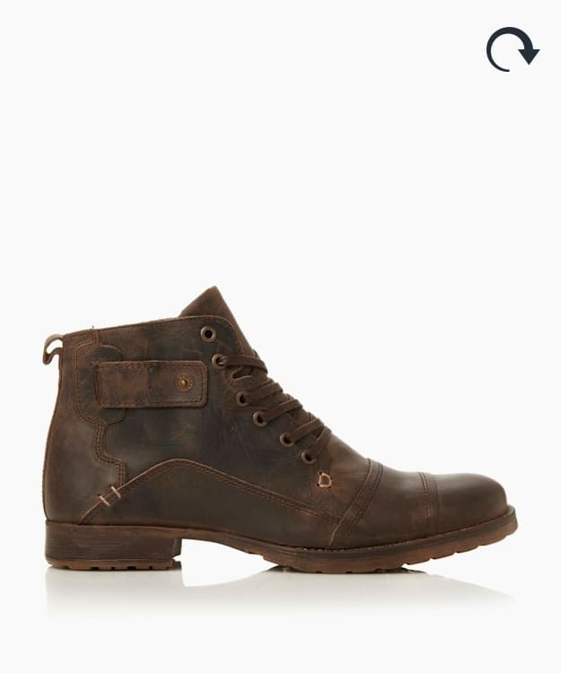 Dune London Simon Men's Casual Boots Brown | WAE-501694