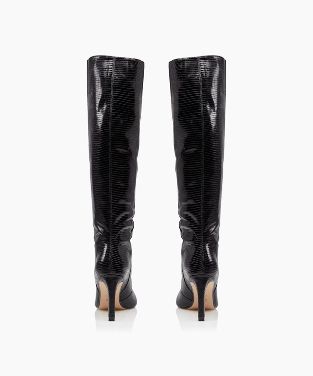 Dune London Spice Women's Knee High Boots Black | YGD-815279