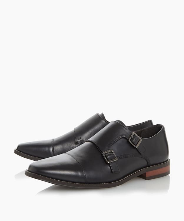 Dune London Stew Men's Smart Shoes Black | LDT-952384