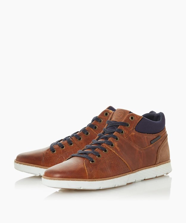 Dune London Strikebridge Men's Sneakers Brown | FNZ-764538